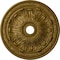 Ekena Millwork Flagstone Ceiling Medallion (Fits Canopies up to 3 7/8"), 30"OD x 3 7/8"ID x 3 1/4"P, Gold CM30FLGLS - alternate 1